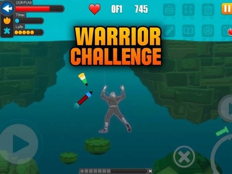 Underwater Warrior Challenge Gameplay Screenshot